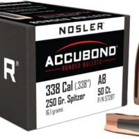 NOSLER BULLETS 338 CAL .338 - 250GR ACCUBOND 50CT