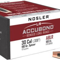 NOSLER BULLETS 30 CAL .308 - 190GR ACCUBOND LR 100CT