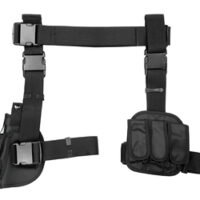 NCSTAR DROP LEG HOLSTER MAG HLDR BLK