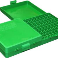 MTM AMMO BOX 9MM LUGER/380ACP - /9X18 200-ROUNDS GREEN
