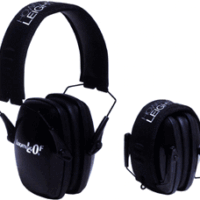 HOWARD LEIGHT LEIGHTNING - FOLDING EAR MUFF BLACK NRR23