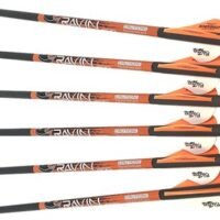 RAVIN XBOW ARROW CARBON W/2" - OFFSET VANES 400GR .003" 6PK