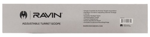 RAVIN CROSSBOW SCOPE 1-8X24 - ILLUMINATED ADJUSTABLE TURRETS - Image 3