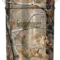 AMERICAN HUNTER FEEDER HANGING - 50LB METAL HOPPER RT-AP CAMO