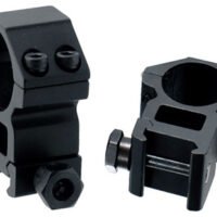 UTG RINGS 30MM HIGH PROFILE - MATTE BLACK PICATINNY/WEAVER