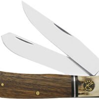 ABKT ROPER LAREDO STAG TRAPPER - 3.25" WOOD/BONE HANDLE