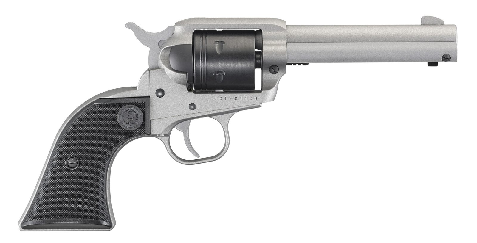 RUGER WRANGLER 22LR SLVR/SY 4.6" 6SH