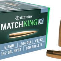 SIERRA BULLETS 6.5MM .264 - 142GR HP-BT MATCHKING X 100CT