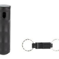 SABRE SPRAY KEY RING/WHISTLE .54 BLK