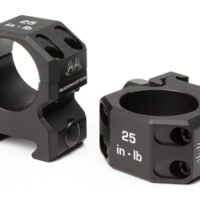 SIG BUCKMSTRS RINGS 1" ALUM LOW BLK
