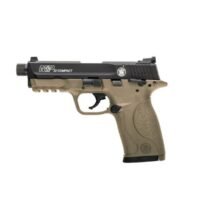 SMITH AND WESSON M&P22 COMPACT 22LR FDE THREAD