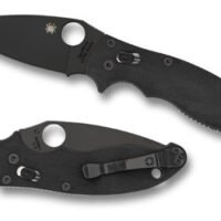 SPYDERCO MANIX 2 BLACK BLADE 3.375"