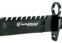 S&W BAYONET SPECIAL OPS M-9 - 7.8" FIXED BLADE BLACK