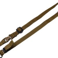 TAC SHIELD SLING 2N1 WARRIOR - QD PUSH BUTTON PADDED COYOTE