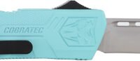 COBRATEC LIGHTWEIGHT OTF - MINT BLUE 3.25" DROP POINT
