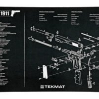 TEKMAT PISTOL MAT 1911 BLK