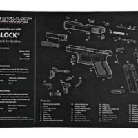TEKMAT PISTOL MAT FOR GLK 42/43 BLK