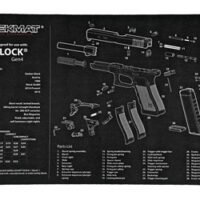 TEKMAT PISTOL MAT FOR GLK GEN 4 BLK