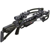 TenPoint Turbo X Crossbow Package ACUslide Rangemaste 100 Scope Moss Green