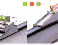 TRUGLO SIGHT SET FOR MOSSBERG - SLUG BARRELS RED/GREEN