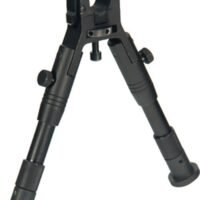 UTG BIPOD CLAMP ON CENTER HT - 6.2"-6.7" W/RUBBER FOOT PADS