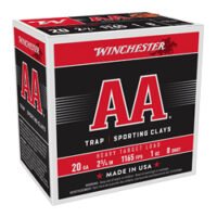 WIN AA HVY TRGT 20GA 2.75" #8 25/250