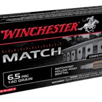 WIN PRC MATCH 6.5PRC 140GR BTHP 20/2