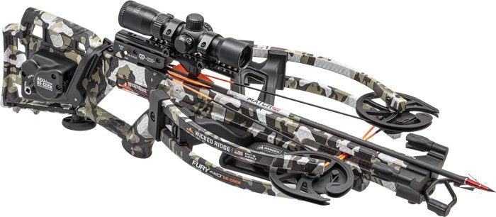 WICKED RIDGE XBOW FURY 410 - ACUDRAW DE-COCK 410FPS CAMO