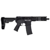 Diamondback Firearms Carbon DB-15 5.56 NATO Semi-Auto Pistol - Black | 7" Threaded Barrel | SBA3 Arm Brace | 1x30rd Mag
