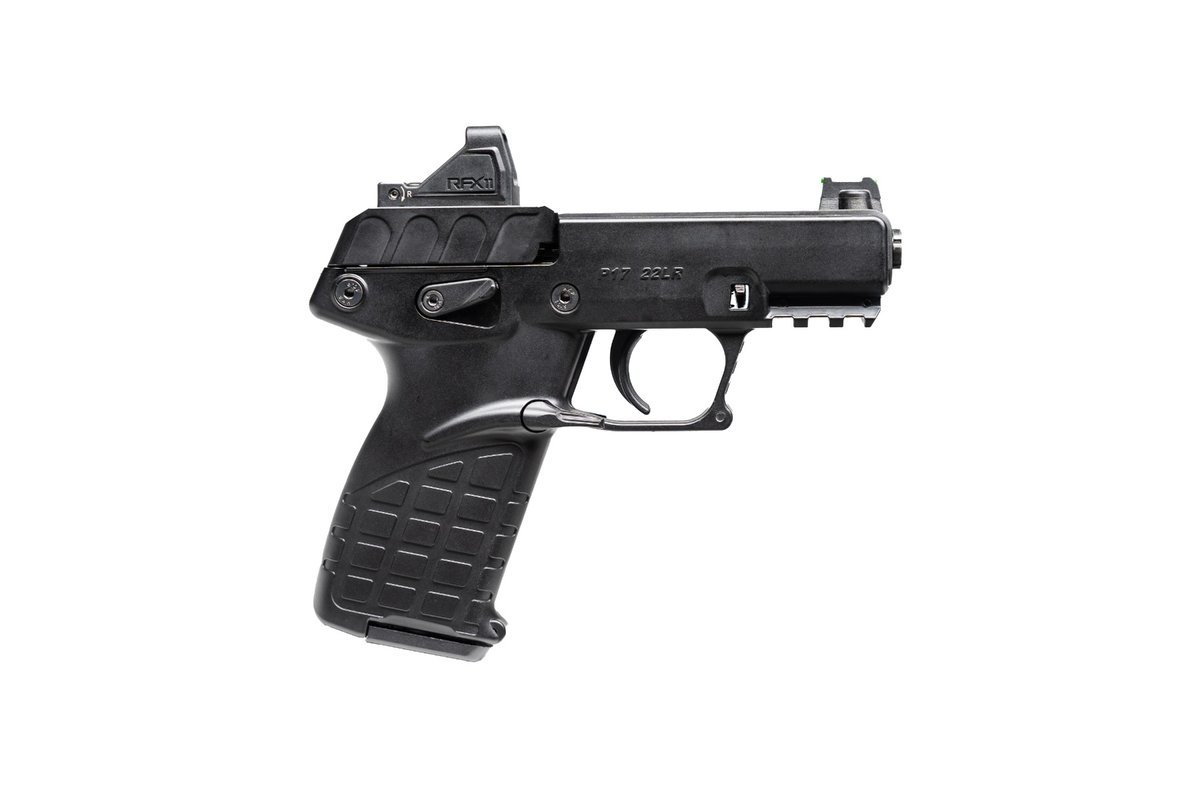 Kel-Tec P17 Pistol - Black | .22 LR | 3.8" Threaded Barrel | 16rd | Green Dot & Holster