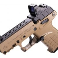 Kel-Tec P17 Pistol - Tan | .22 LR | 3.8" Threaded Barrel | 16rd | Green Dot & Holster