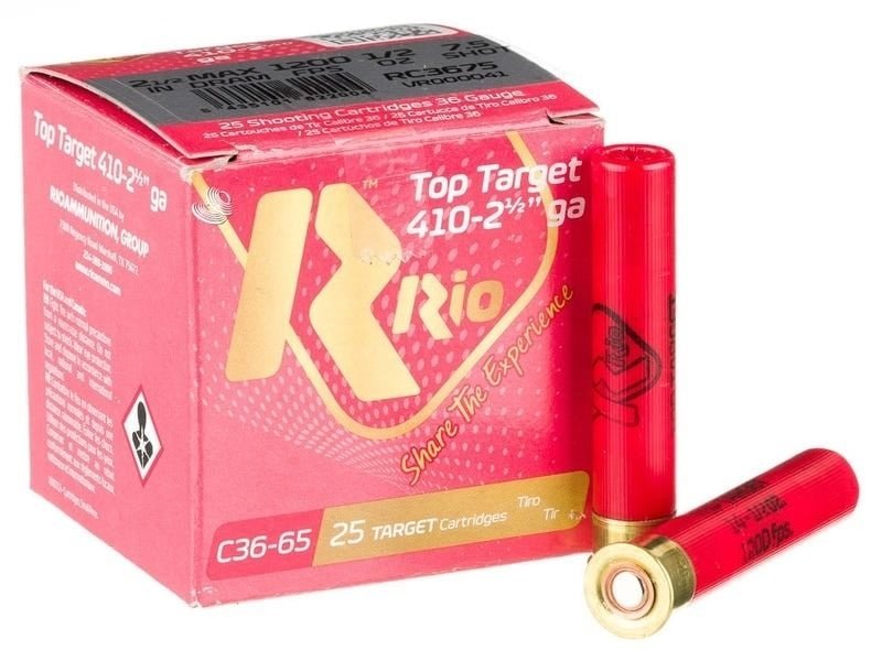 Rio TT410 .410ga 2.5 inch Shotgun Shells - #7.5 | 1/2 oz. | 1200 fps | 25rd Box