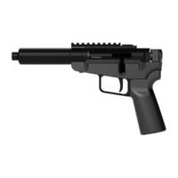 Dark Mountain Arms STOWAWAY Single-Shot Pistol - Black | 5.7x28 | 5" Threaded Barrel | Optic Ready
