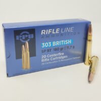 PPU 303 BRITISH 180GR SP 20RD BOX 10 BOXES PER CASE