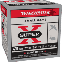 WINCHESTER SUPER-X HEAVY BRASS GAME LOAD 410 2-1/2" 7.5 25RD BX 250RD CASE