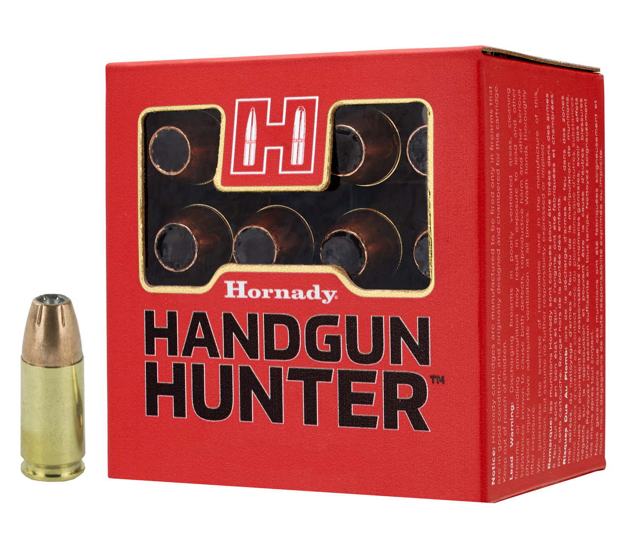 HORNADY HANDGUN HUNTER 9MM 115G+P 25RD BX 250RD CASE