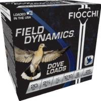 FIOCCHI 20G 2-3/4" 7/8OZ 8SHT G&T 25/250RDS