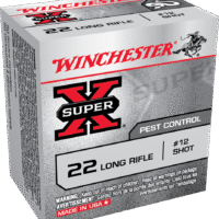 WINCHESTER SUPER X PEST CONTROL 22LR 25GR #12SHT 50RD BX 5000RD CASE