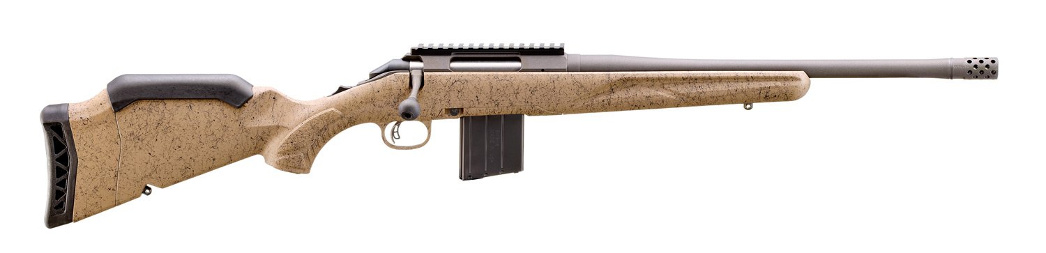 RUGER AMERICAN G2 RANCH 400 LEGEND 16.1" T.B. FDE SPLTR 5RD