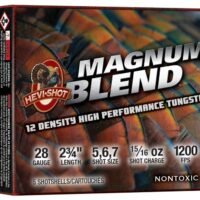 HEVI-SHOT MAGNUM BLEND 28GA 2-3/4IN 15/16OZ #5 #6 #7 5 RD/BX 10 BX/CS