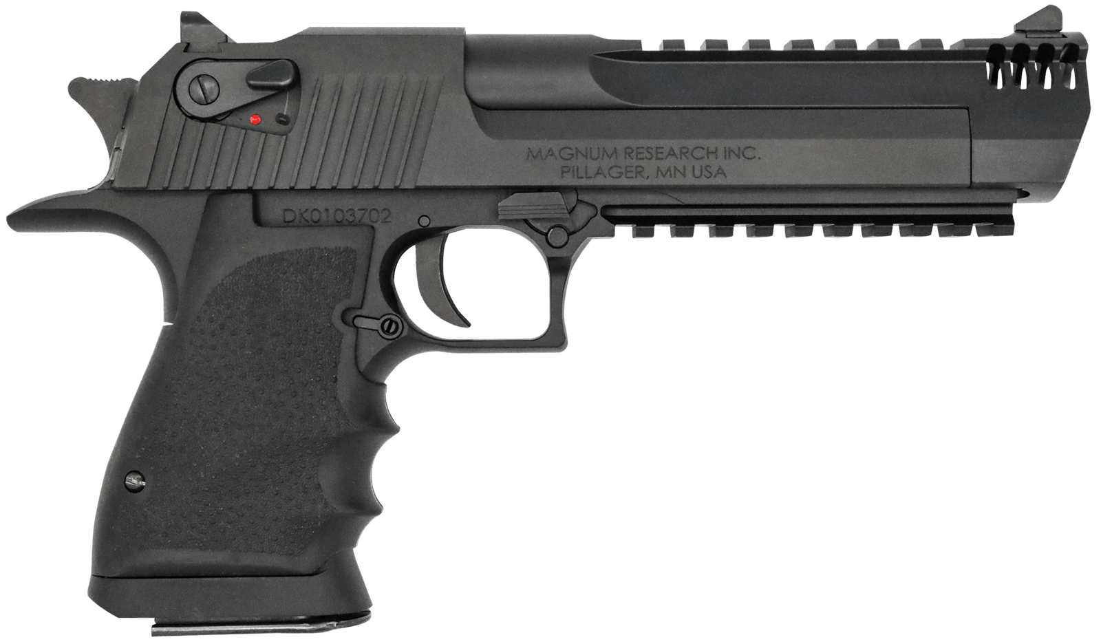 MAGN RSRCH DE 429 MARK XIX 6"BLK ALUM FRM & BLK SLD