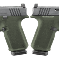RUGER RXM 9MM PISTOL 4" CRUSHED SILVER BATTLE WORN/GREEN O.R. 2-15RD MAGS - ORION EXCLUSIVE