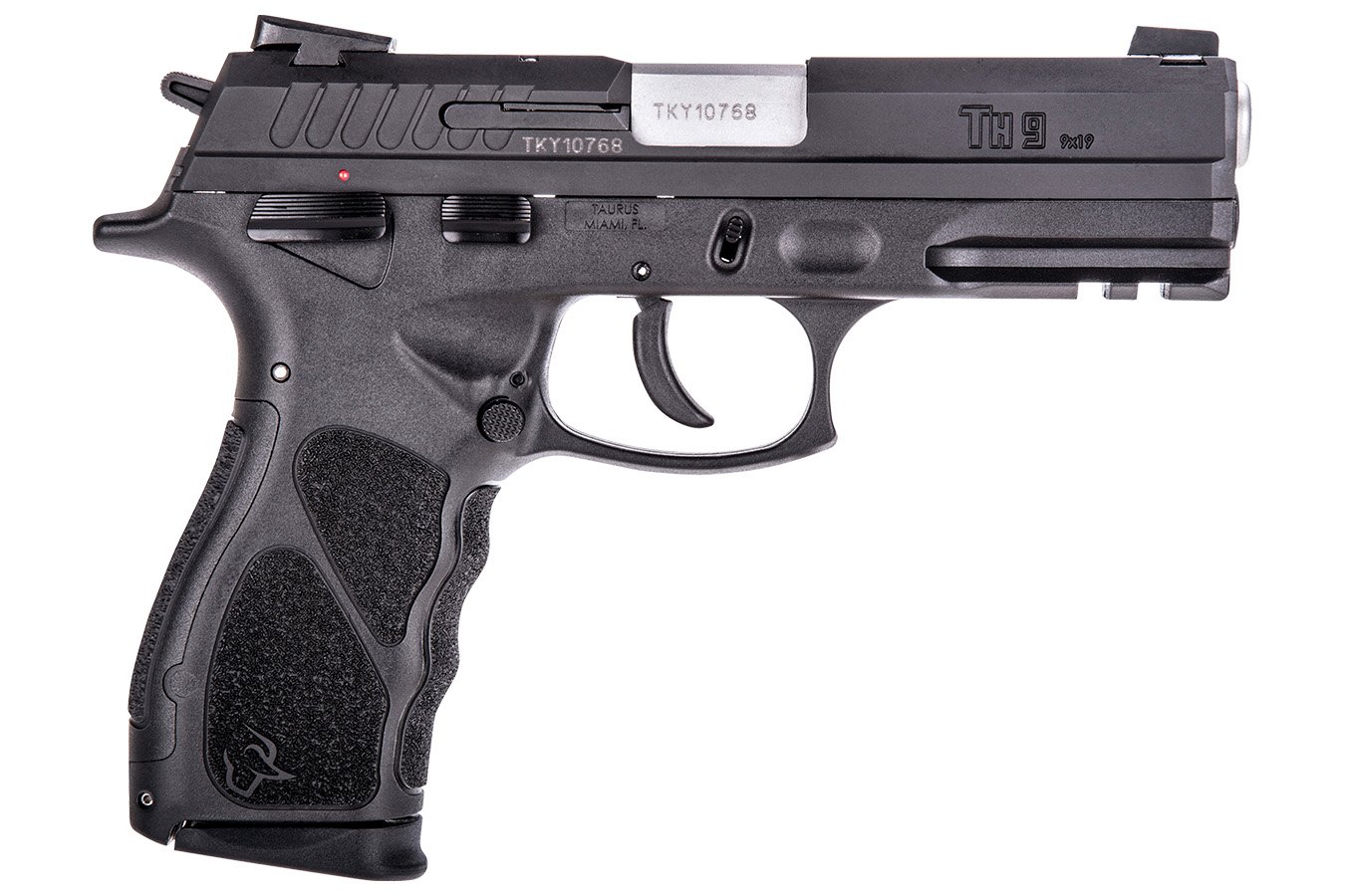 TAURUS TH9 9MM BLK/BLK 4.3" 17+1 SFTY