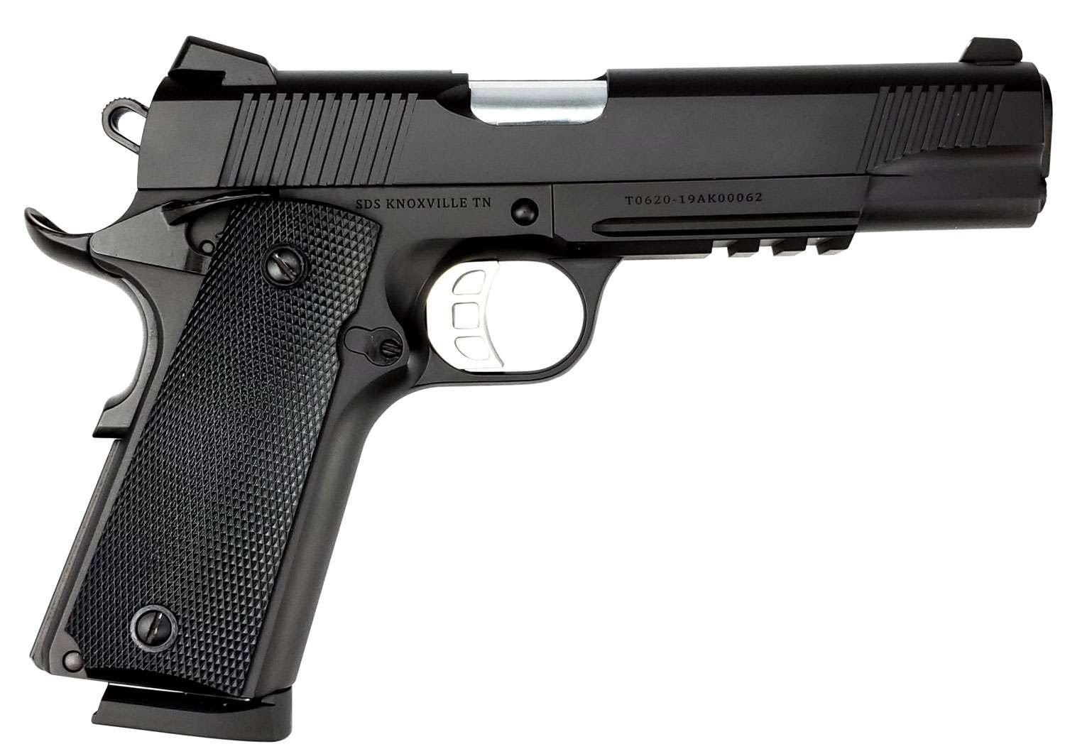 TISAS 1911 DUTY BLK 45ACP 5" RAIL #