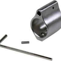 GUNTEC LOW PROFILE GAS BLOCK - .750 DIA STAINLESS STEEL