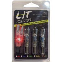 Flex Fletch LIT Lighted Nocks .246 Blue 3 pk.