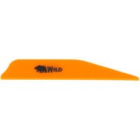 Bohning Wild Vanes 3 in. Neon Orange 100 pk.