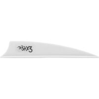Bohning X3 Vanes Shield Cut 3 in. White 36 pk.