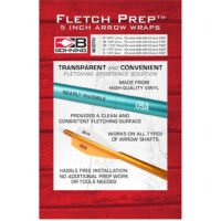 Bohning Fletch Prep Wraps 5 in. Standard Clear 30 pk.