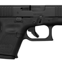 Glock UA265S201 G26 Gen5 Sub-Compact 9mm Luger 10+1 3.43" Black GMB Barrel, Black nDLC Serrated Slide, Black Polymer Frame, Black Textured w/Interchangeable Backstrap Grip, Ambidextrous, USA Made